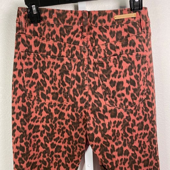 Soft Surroundings Womens The Ultimate High Rise Leopard Skinny‎ Jeans Size 6 - Picture 9 of 11